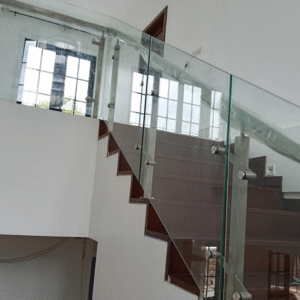 Railing Tangga Kaca