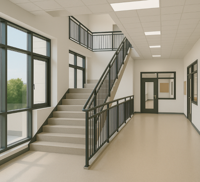 Railing Tangga Sekolah